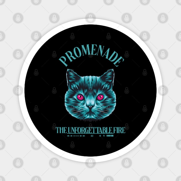 Promenade The Unforgettable Fire Magnet by Rooscsbresundae